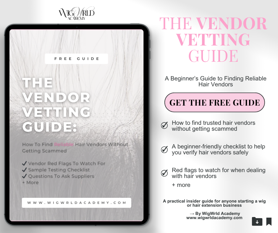 Vendor Vetting Guide: Find Reliable Hair Vendors Without Getting Scammed (FREE)